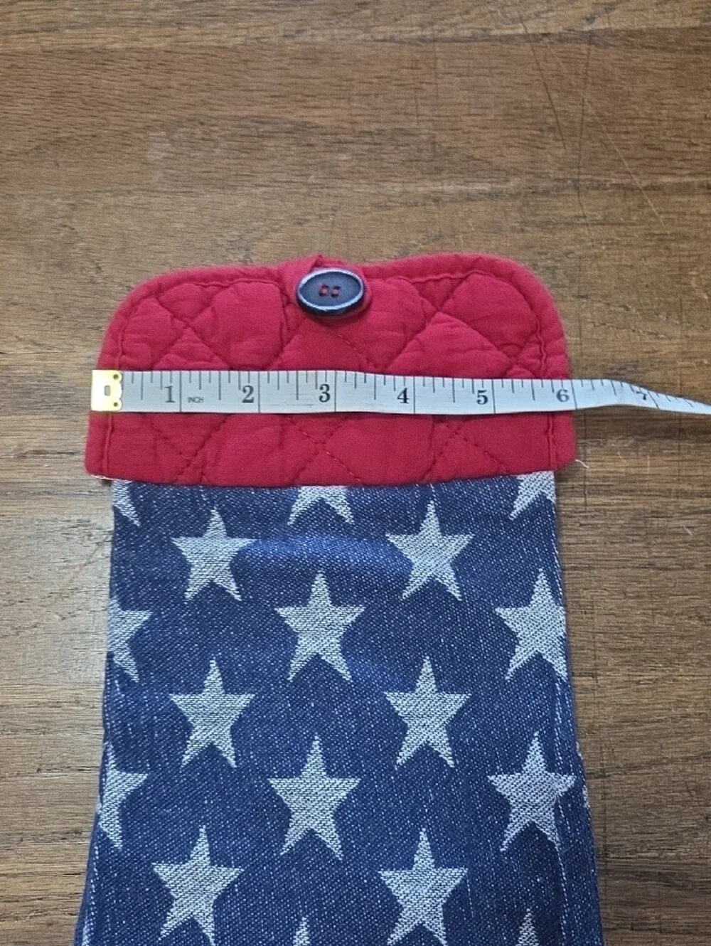 Hand Made Patriotic Hanging Kitchen Towel